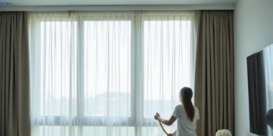 Delicate sheer drape cleaning deebing-heights Matty Curtain Cleaning